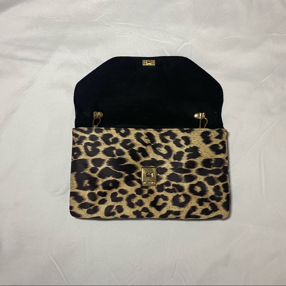 LEOPARD PRINT SOFT SUEDE BAG - Picture 6 of 9